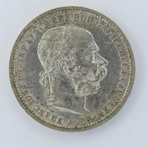 1 Koruna 1893 bz, Ag,