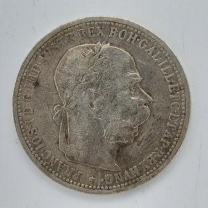 1 Koruna 1899 b.z., Ag,