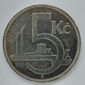 5 Koruna 1928, Ag,