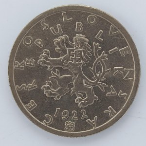 50 Haléř 1922, CuNi,