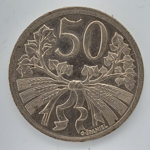 50 Haléř 1931, sbírk., CuNi,