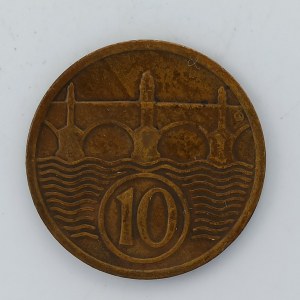 10 Haléř 1935, Cu,