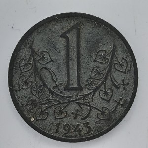 1 Koruna 1943, sbírková, Zn,