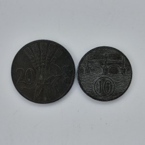 20, 10 Haléř 1941, Zn, 2 ks