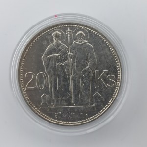 20 Ks 1941 C+M, kapsle, Ag,