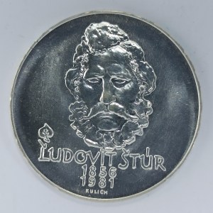 500 Kčs 1981 L. Štúr, Ag,