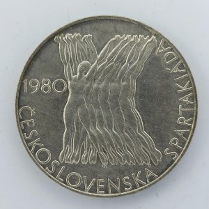 100 Kčs 1980 Spartakiáda, Ag,