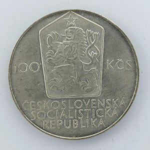 100 Kčs 1980 Spartakiáda, Ag,