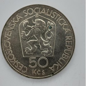 50 Kčs 1978 Kremnice, skvrnky, Ag,