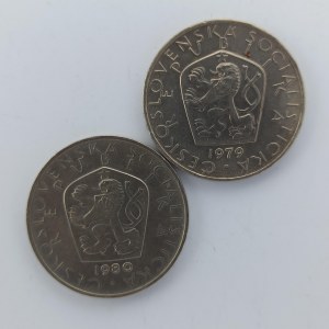 5 Kčs 1979, 1980, 2 ks