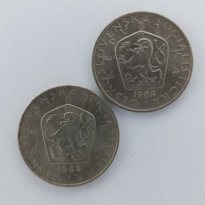 5 Kčs 1982, 1983, 2 ks