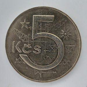 5 Kčs 1984, ze sady,