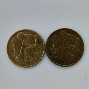 1 Kčs 1980, 1981, 2 ks