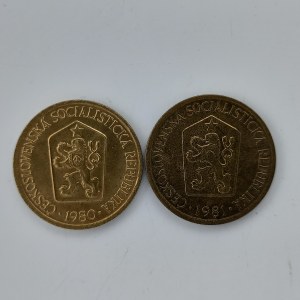 1 Kčs 1980, 1981, 2 ks