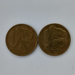 1 Kčs 1982, 1983, 2 ks