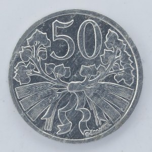 50 Haléř 1953 'R', Al,