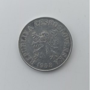 10 Haléř 1958 'R', Al,