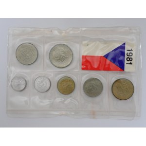 Sada oběžných mincí 1981,
