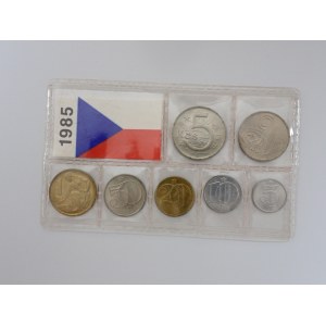 Sada oběžných mincí 1985,