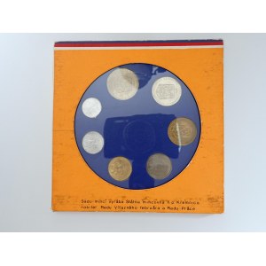Sada oběžných mincí 1986, karton,