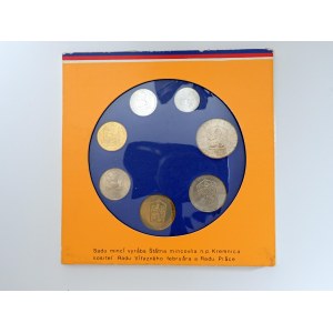 Sada oběžných mincí 1987, karton,
