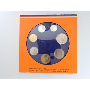 Sada oběžných mincí 1988, karton,
