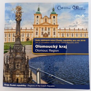 Sada oběžných mincí 2016 Olomoucký kraj,