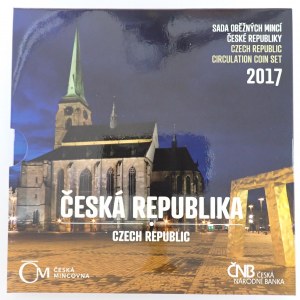 Sada oběžných mincí 2017 ČR,