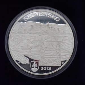 20 Euro 2013 Košice pamiatková rezervácia, kapsle, orig. etue, certifikát , Ag,