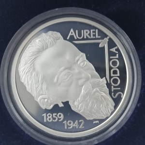10 euro 2009 Aurel Stodola - 150. výročie narodenia, etue, cert., Ag,