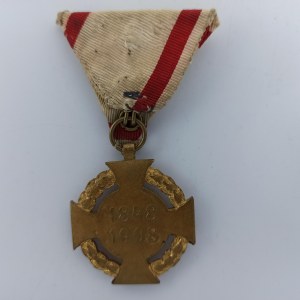 Vojenský jubilejní kříž 1848-1908, Br,