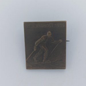 Odz. Orel Radhošť 1939 / spona, mincovna Kremnica, 29x24 mm, Br,
