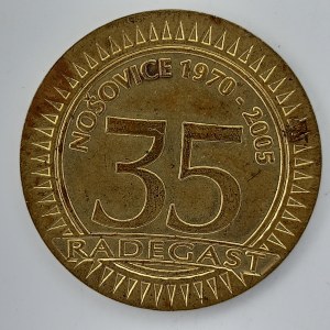Pivovar Radegast 35 let. Nošovice 1970-2005, 27mm,