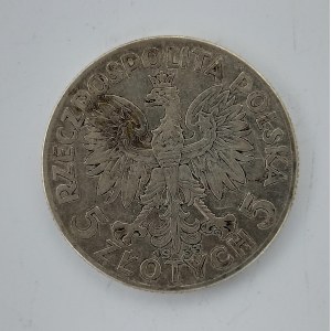 5 Zlotý 1933 Hedvika, Ag,