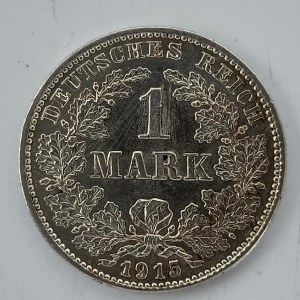1 Marka 1915 G, vlas. škr., Ag,