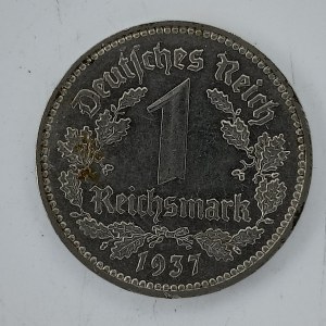 1 Reichsmark 1937 A, Ni,