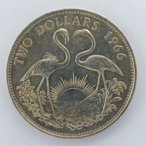 2 Dollars 1966, 30.04g, drobné úhozy, Ag,