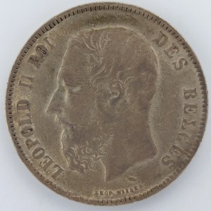 5 Frank 1870, patina, KM.24, Ag,