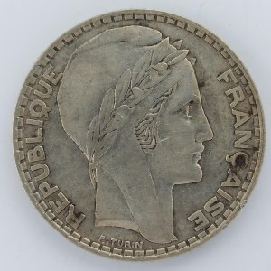 20 Frank 1933, KM.879, Ag,