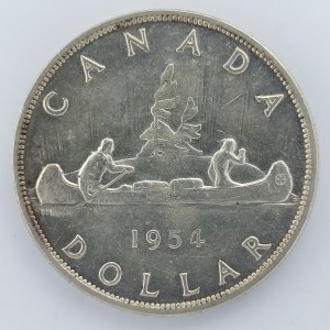 1 Dollar 1954, KM.54, Ag,