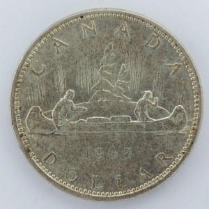 1 Dollar 1965, KM.64.1, Ag,