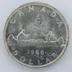 1 Dollar 1966, KM.64.1, Ag,