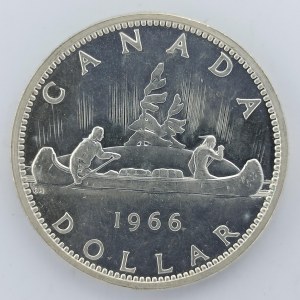 1 Dollar 1966, KM.64.1, Ag,