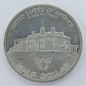 1/2 Dollar 1982 S, hranky, KM.208, Ag,