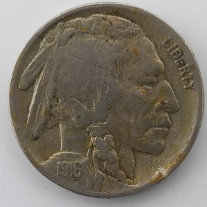5 Cent 1916 F, lak., Ni,