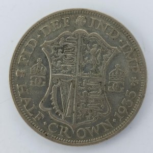 1/2 Crown 1935, Ag,