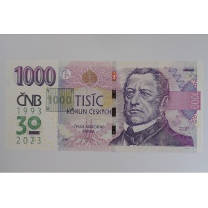 1000 Kč 2008, R72, s přítiskem 2023,,