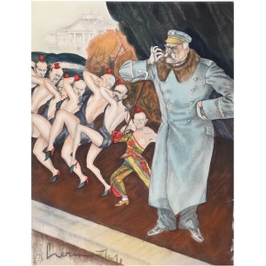 CZERMAŃSKI Zdzisław (1900-1970) - Marszałek Piłsudski in 13 Karikaturen von Zdzisław Czermański. Paris [1931].