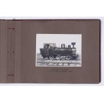 [PIERZA FABRYKA LOKOMOTYW W POLSCE S. A.] Première fabrique de locomotives en Pologne s.a. à Chrzanów. [after 1929?] [original photographs of steam locomotives, binding by R. Jahoda].