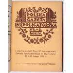 Polska Gazeta Introligatorska. Jahrbücher IV und V. 1931-32 [Kunsteinband von Marek Hoffman].